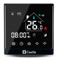 Программируемый терморегулятор Castle АС8400H черный